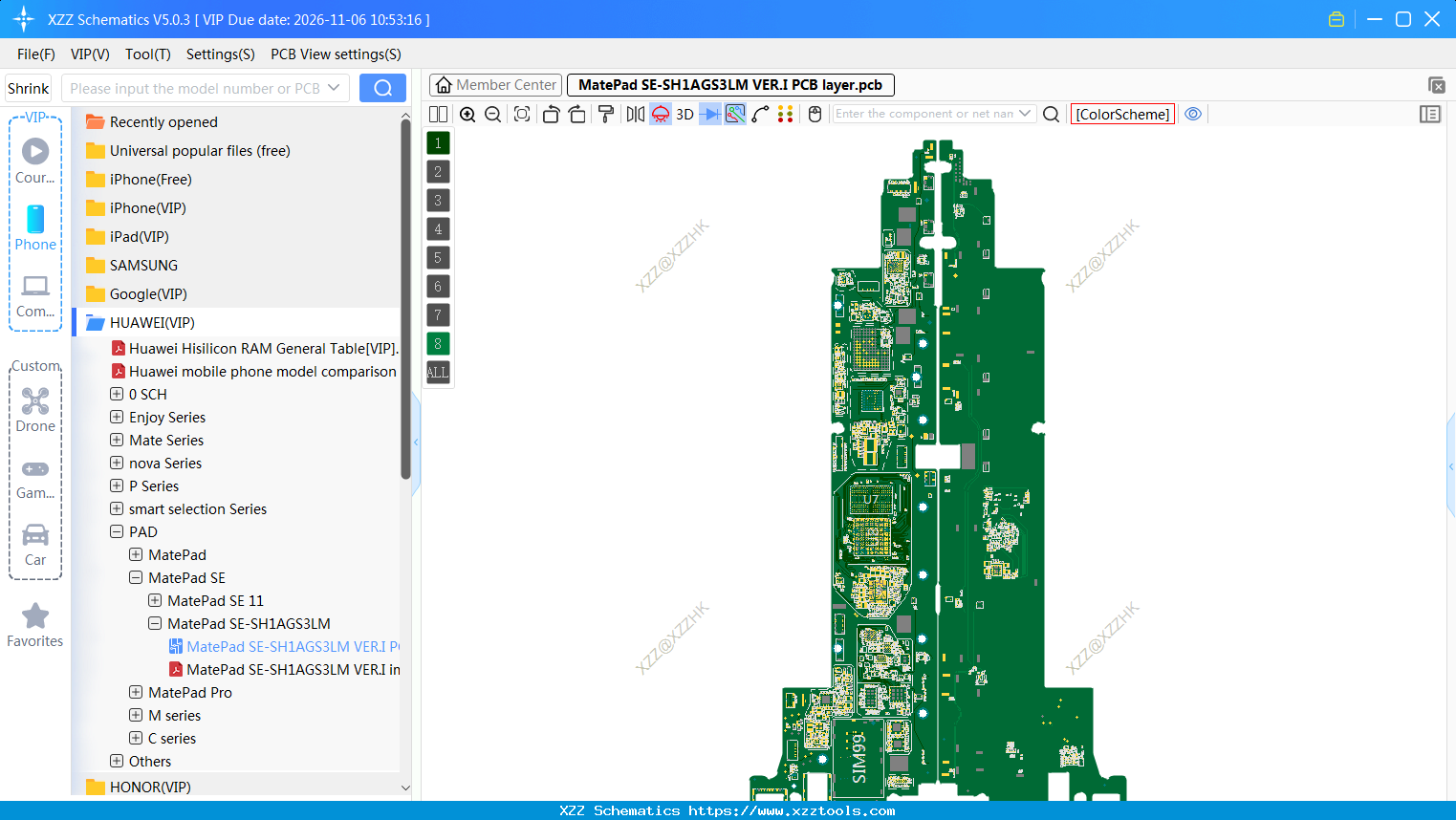 MatePad SE-SH1AGS3LM VER.I PCB Layer